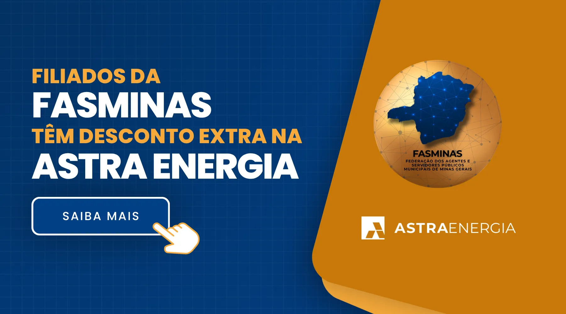 Filiados da FASMINAS têm desconto extra na astra energia